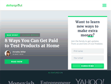Tablet Screenshot of dollarsprout.com